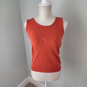 Talbots Classic Fit Sleveless Round Neck Top Size Small